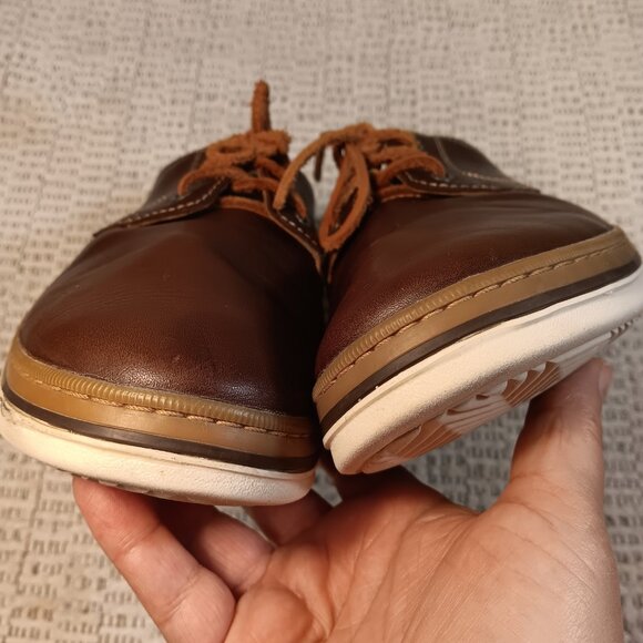 Johnston & Murphy men's 'McGuffey' Plain Toe memory foam derby shoes sz 9.5 M - Picture 7 of 16